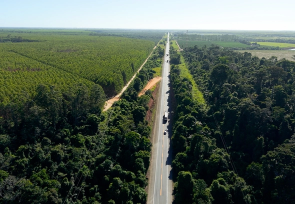 Ecovias Capixaba antecipa implantação de terceiras faixas na BR-101 Norte para melhorar fluidez e segurança viária