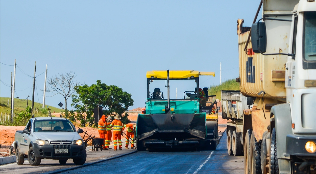 Obra na rodovia